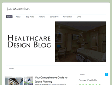 Tablet Screenshot of healthcaredesignblog.com